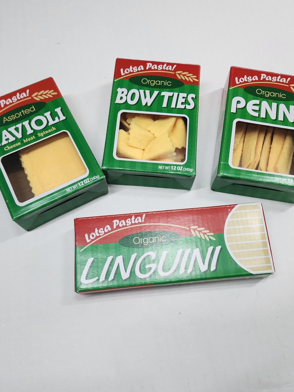 Melissa & Doug Prepare & Serve Pasta Play Food Ravioli, Bow Tie, Penne, Linguini
